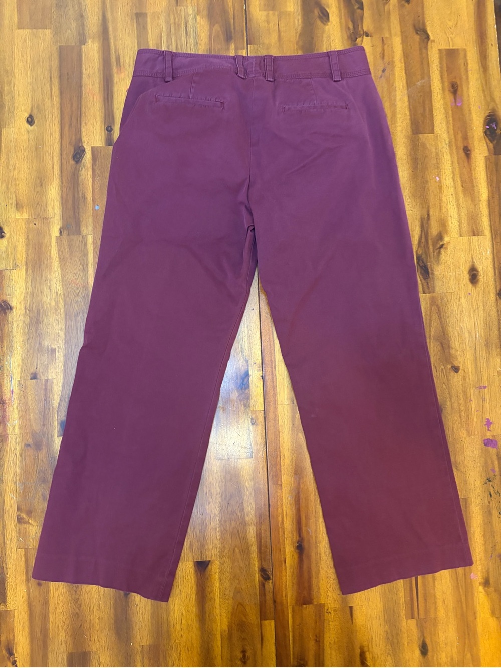 J.Crew Martie Size 10 Burgundy/Maroon Slim Stretch Pants Size 10 - Picture 3 of 5